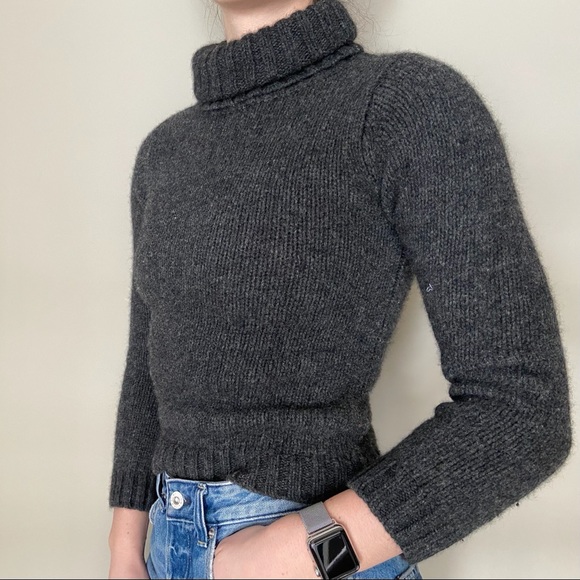 Gray Turtleneck Sweater - Picture 3 of 5